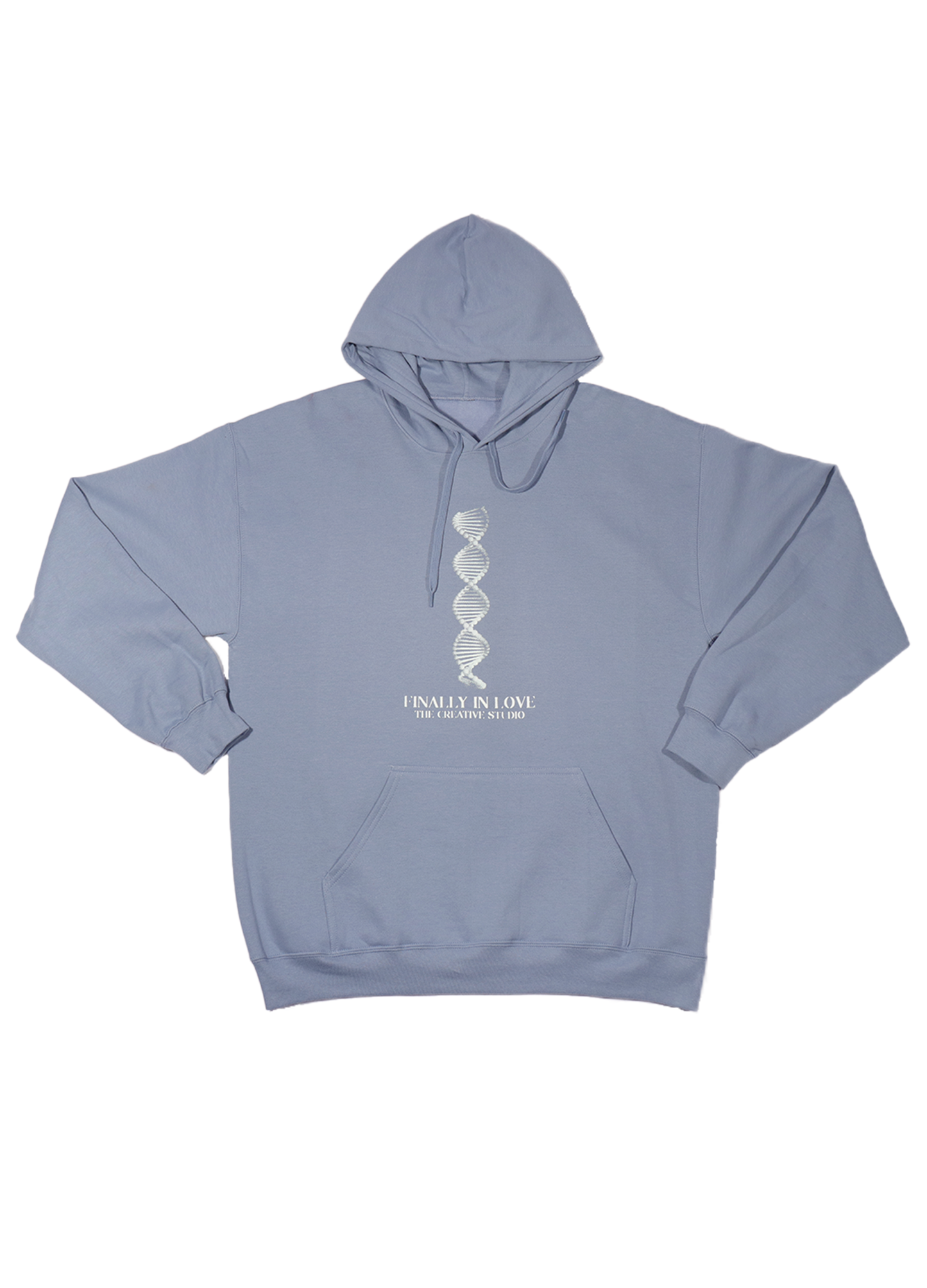 D.N.A Stone Blue Fleece Hoodie