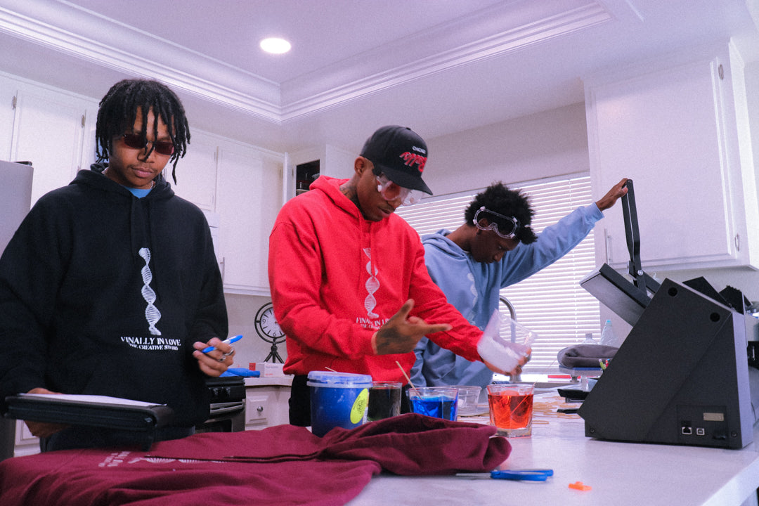 D.N.A Black Fleece Hoodie