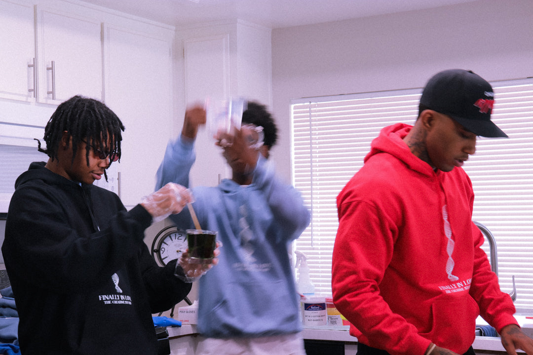 D.N.A Black Fleece Hoodie